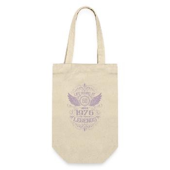 60e anniversaire La vie commence Angel Wings Vintage - Sac à bouteille - nature - Devant