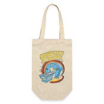 MRI Tech Magnetically Attractive Radiographer - Gift Bag for Bottles - nature - Front