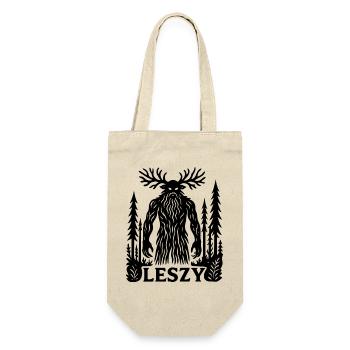 Waldgeist Leshy-Kunst - Geschenkbeutel für Flaschen - Natur - Vorne