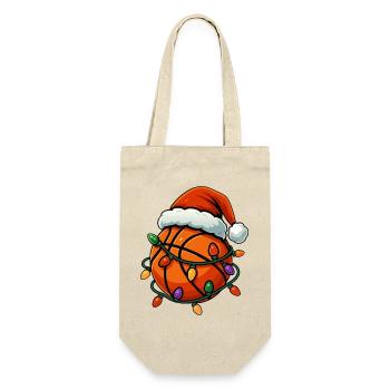 Christmas basketball player - Gift Bag for Bottles - nature - Front