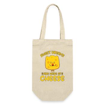Sweet Dreams Are Made Of Cheese Love - Gift Bag for Bottles - nature - Front
