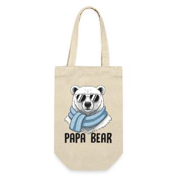 Papa Bear - Gift Bag for Bottles - nature - Front
