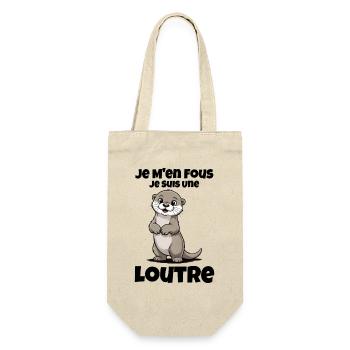 Je M'en Fous Je Suis Une Loutre Cadeau - Sac à bouteille - nature - Devant