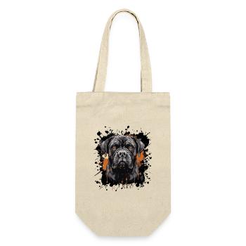 Splash of Color Bulldog Portrait - Gift Bag for Bottles - nature - Front