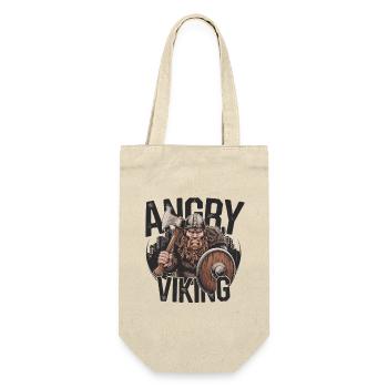 Angry Viking with Axe and Shield - Gift Bag for Bottles - nature - Front