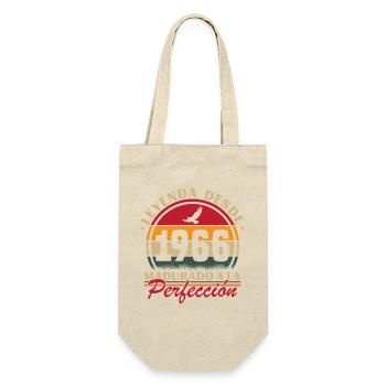 1966 Vintage Retro Birthday Gift - Gift Bag for Bottles - nature - Front