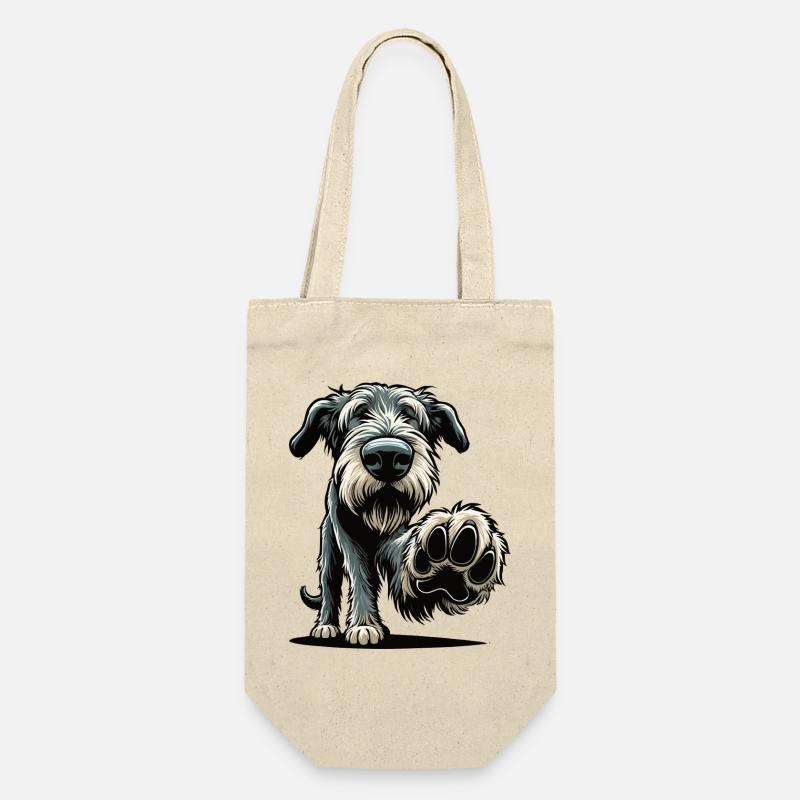 Lévrier irlandais Lévrier Propriétaire de chien de lévrier Fan de chien de loup - Sac à bouteille - nature