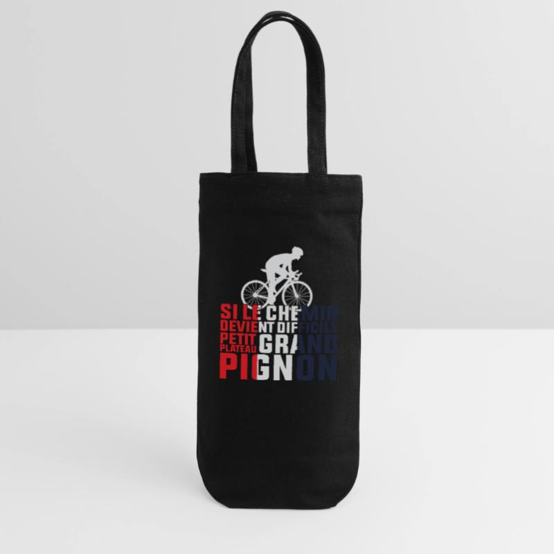 Si Le Chemin Devient Difficile - Cycliste Cadeau Sac à bouteille