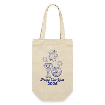 Happy New Year 2026 Fireworks Party - Gift Bag for Bottles - nature - Front