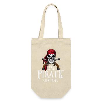 Voici mon gif d’Halloween costume de pirate Crâne Guns - Sac à bouteille - nature - Devant