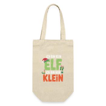 I'm not an elf, just small - Gift Bag for Bottles - nature - Front