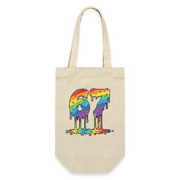 Célébration du mème Rainbow 67 - Sac à bouteille - nature - Devant