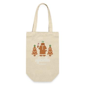 Cookies Baking Christmas Time Cookies Gingerbread - Gift Bag for Bottles - nature - Front