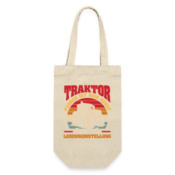 Tractor Farmer Farmer Tractor Driver Tractor - Gift Bag for Bottles - nature - Front