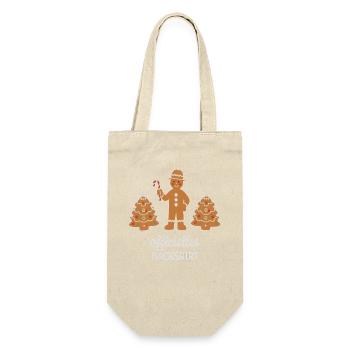 Cookies Baking Christmas Time Cookies Gingerbread - Gift Bag for Bottles - nature - Front