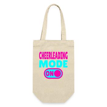 Cheerleading Mode ON - Cheerleaders - Gift Bag for Bottles - nature - Front