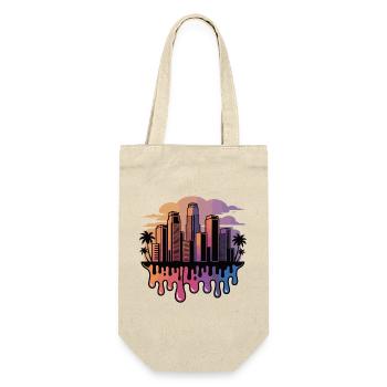Gradient Skyline Drops - Gift Bag for Bottles - nature - Front
