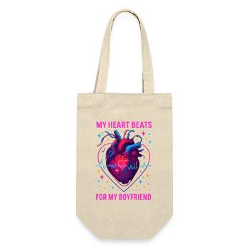 Heart Saying Friend, Neon Love Anatomy - Gift Bag for Bottles - nature - Front