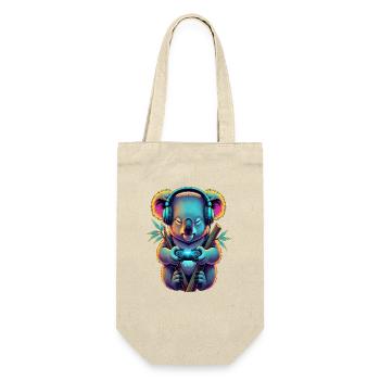 Koala Gaming Jeux vidéo d’animaux Koala Koala drôle - Sac à bouteille - nature - Devant