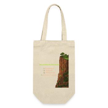 Die politische Karriere! - Geschenkbeutel für Flaschen - Natur - Vorne