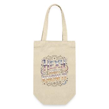 Witchcraft Hexy And I Know It Spellcaster Wicca - Gift Bag for Bottles - nature - Front
