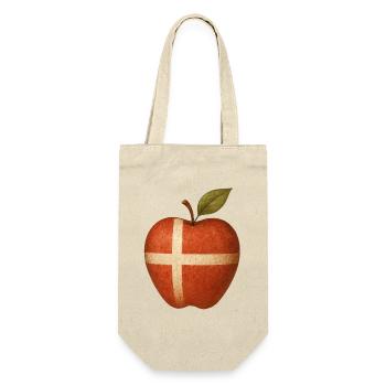 Denmark - Gift Bag for Bottles - nature - Front