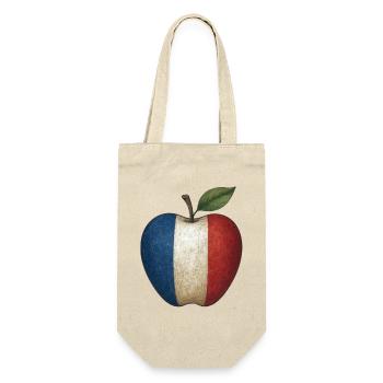 France - Gift Bag for Bottles - nature - Front