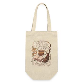 Witchcraft Coffee Before Spellcaster Coffee Lover - Gift Bag for Bottles - nature - Front