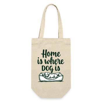 Home Is Where Dog Is Dog Love - Gift Bag for Bottles - nature - Front