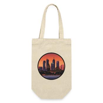 Istanbul Evening Mood Skyline - Gift Bag for Bottles - nature - Front