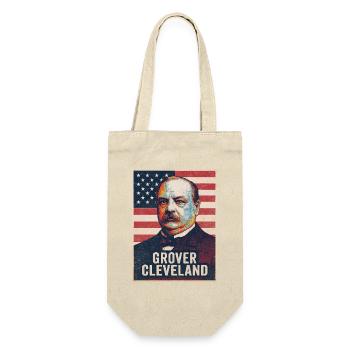 Grover Cleveland USA America Gift - Sac à bouteille - nature - Devant