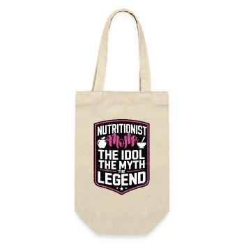 Nutritionist Mom The Idol Loves Nutrition Advice - Gift Bag for Bottles - nature - Front