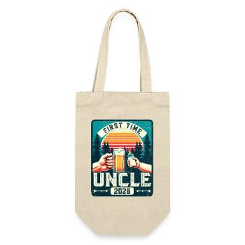 Oncle 2026, Oncle Enceinte, Oncle du futur - Sac à bouteille - nature - Devant