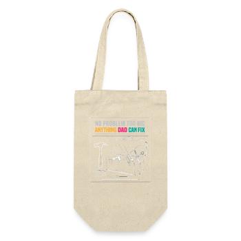 Graphique de la boîte à outils Papa Fix It - Sac à bouteille - nature - Devant