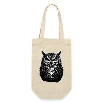 Mystical Owl Night Animal Wisdom Symbol - Gift Bag for Bottles - nature - Front