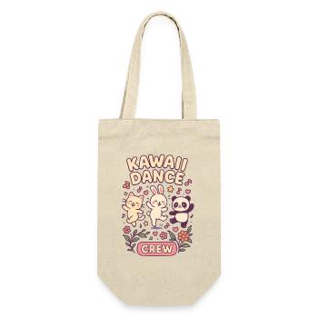 T-shirt de la Kawaii Dance Crew, fête de danse d’animaux mignons - Sac à bouteille - nature - Devant