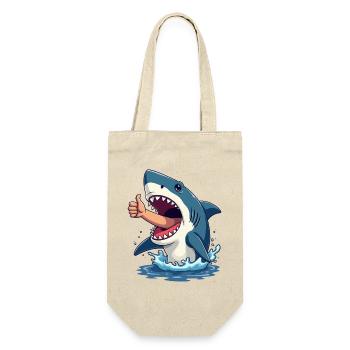 Bonne chance à l’humour de requin - Sac à bouteille - nature - Devant