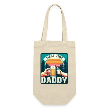 First-time dad, expectant dad, future father - Gift Bag for Bottles - nature - Front