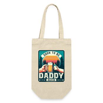 Dad again, Dad-to-be, Future father - Gift Bag for Bottles - nature - Front