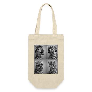 Zèbre - Sac à bouteille - nature - Devant