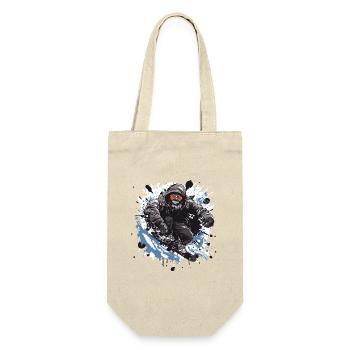 Gorilla Snowboard - Gift Bag for Bottles - nature - Front