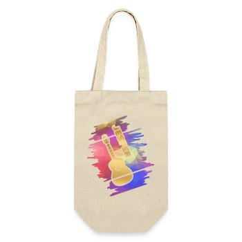 Guitar Jesper - Gift Bag for Bottles - nature - Front