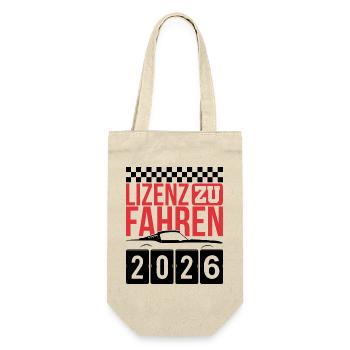 Driving License 2026 Driving Test Driving License Test - Gift Bag for Bottles - nature - Front