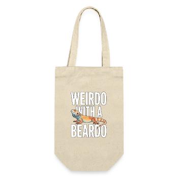 Weirdo With A Beardo - Gift Bag for Bottles - nature - Front
