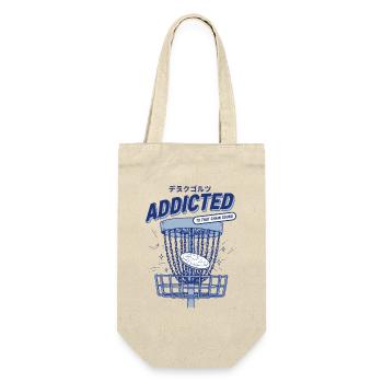 Disc Golf Addicted To That Chain Sound Flying Disc - Gift Bag for Bottles - nature - Front