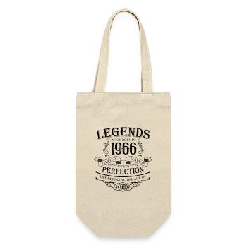 60e anniversaire 1966 Legends Vintage Design - Sac à bouteille - nature - Devant