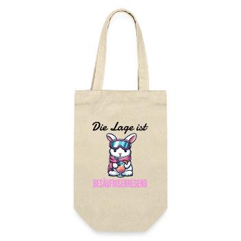 Ski bunny après-ski The situation escalates - Gift Bag for Bottles - nature - Front