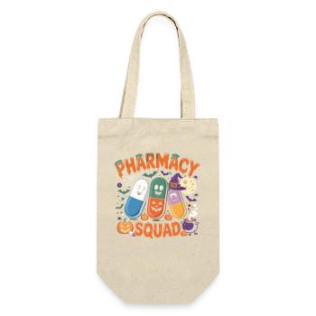 Pharma Halloween Squad - Geschenkbeutel für Flaschen - Natur - Vorne