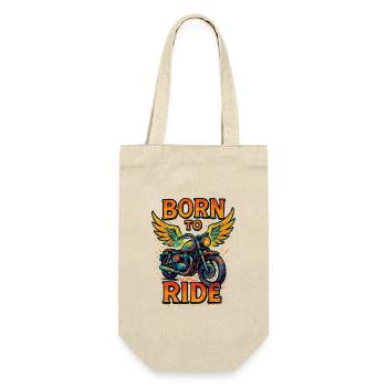 Born to Ride - Motorcycle - Biker - Gift Bag for Bottles - nature - Front