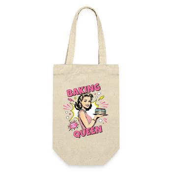 Baking Cake Baking Queen Baking Fairy Baker Pop Art - Gift Bag for Bottles - nature - Front